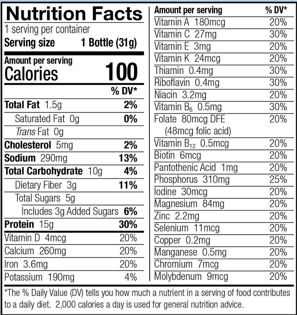 Protein Shake (Mix-in-a-bottle)