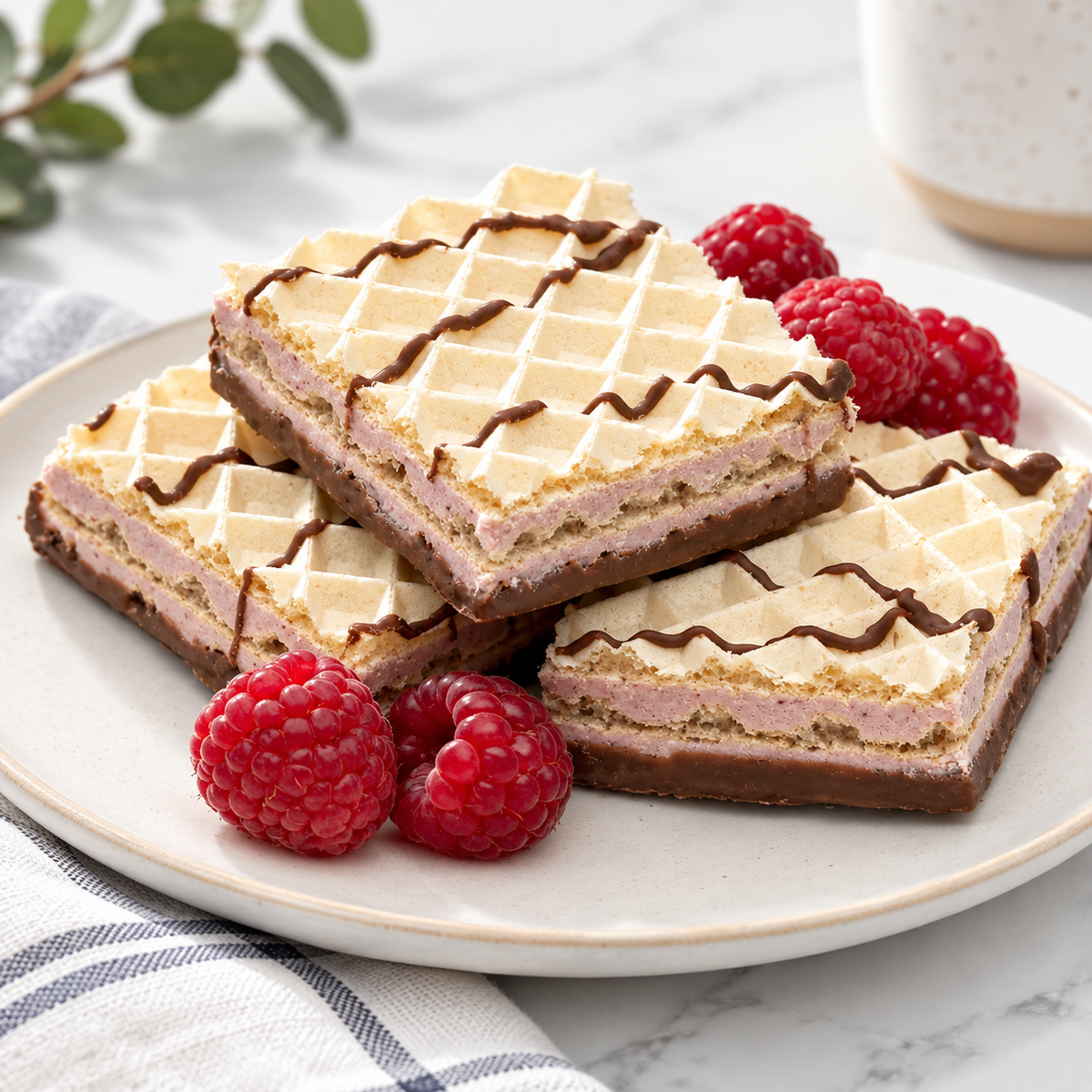 Raspberry Chocolate Wafer Bar